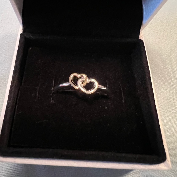 Pandora Interlinked Hearts with 14k gold - Picture 6 of 6